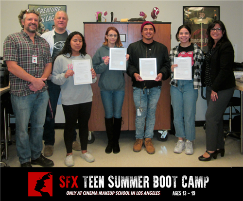 SFX Teen Summer Bootcamp - Only at Cinema Makeup School in Los Angeles - Ages 13-19